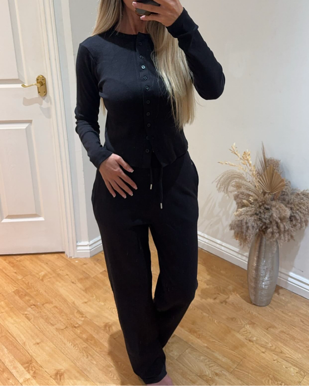 Ribbed Button Up Co-Ord