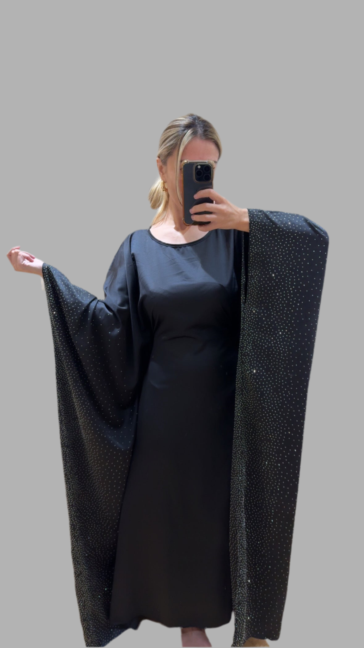 Satin Sparkle Abaya