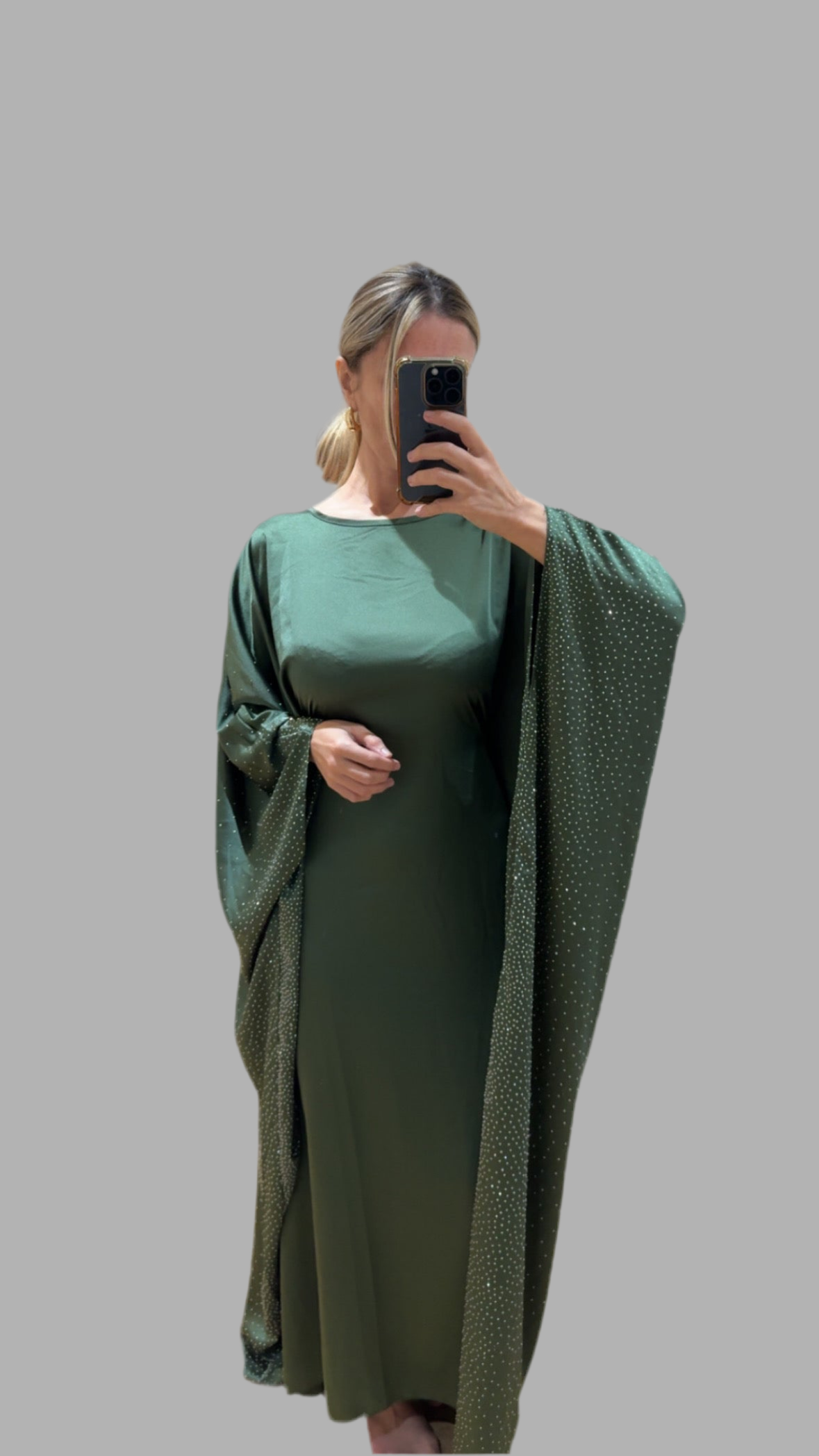 Satin Sparkle Abaya