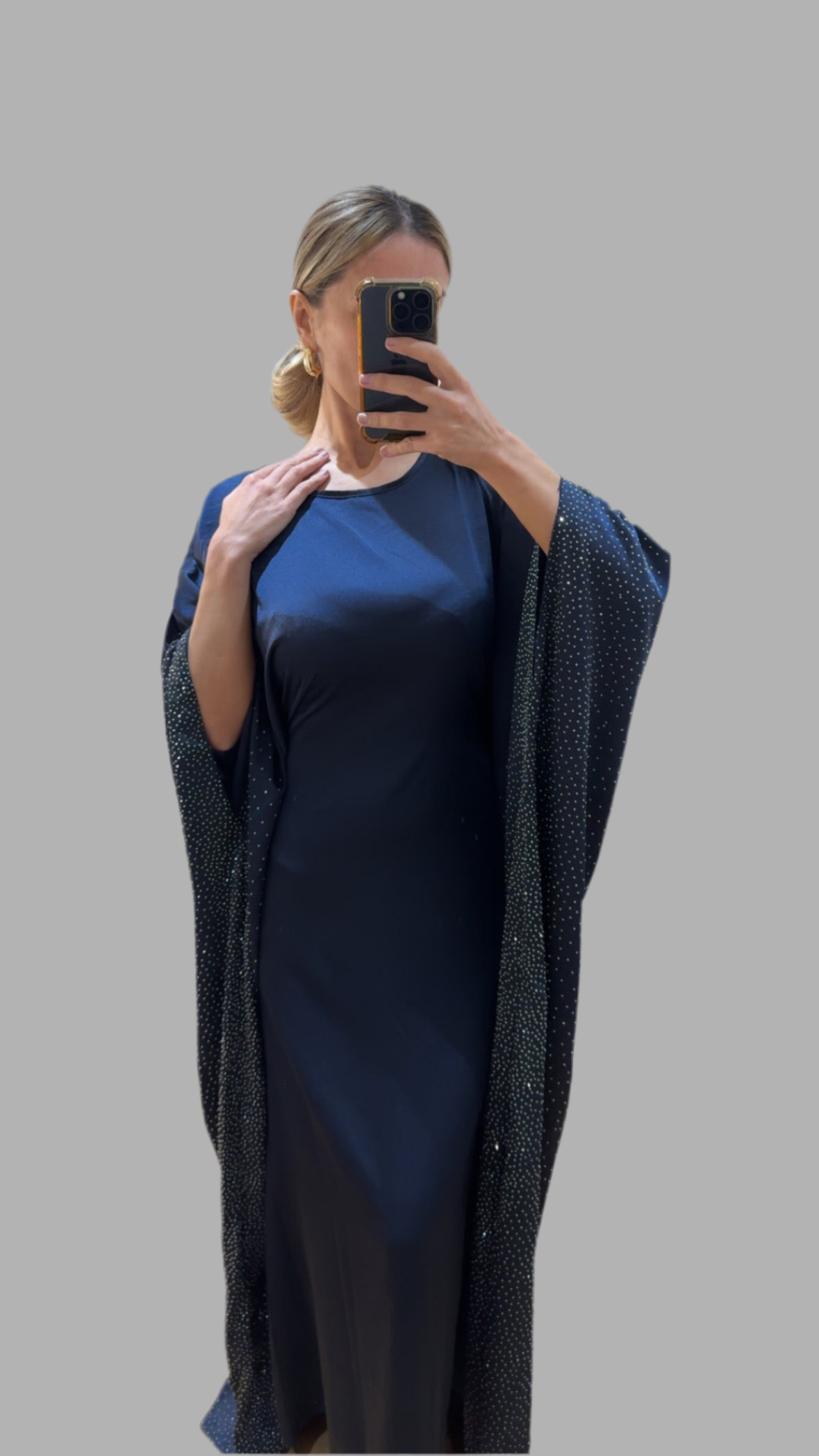 Satin Sparkle Abaya