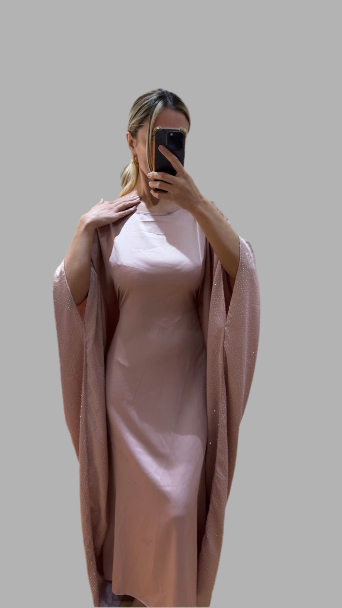 Satin Sparkle Abaya