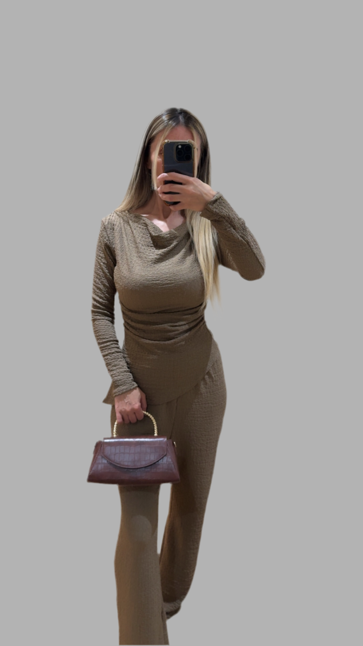 Waffle Asymmetric Co-Ord