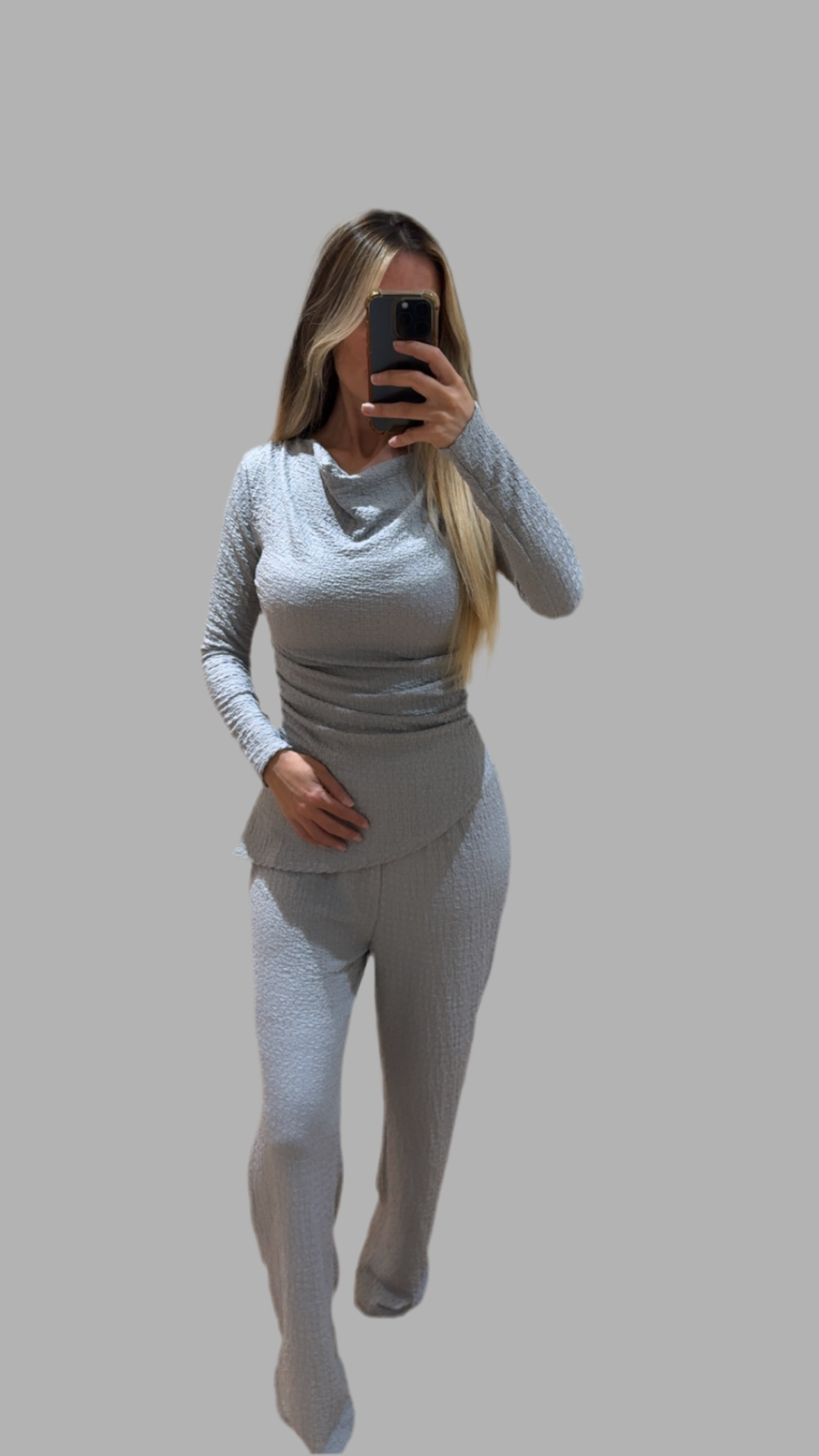 Waffle Asymmetric Co-Ord