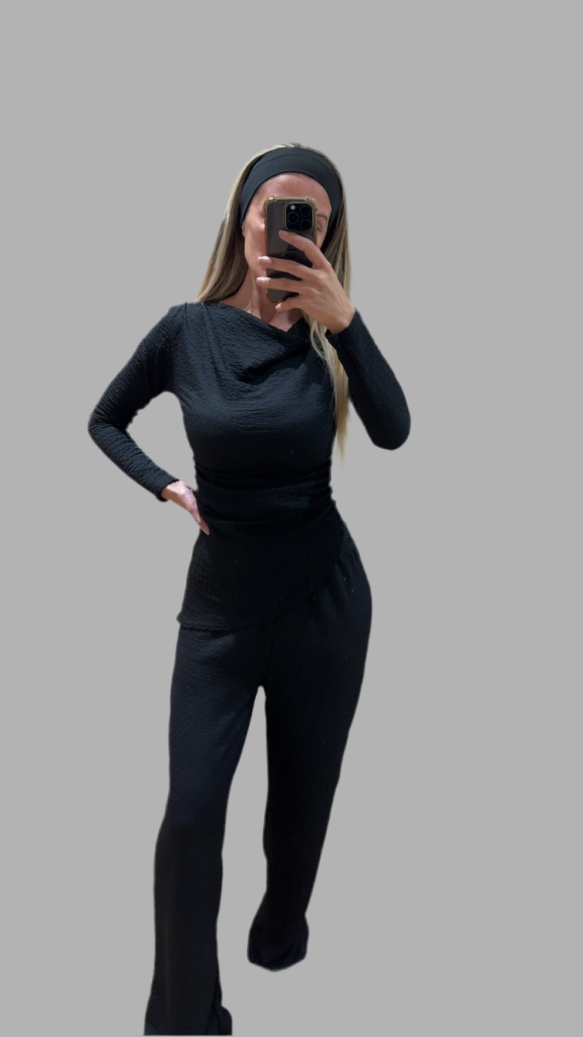 Waffle Asymmetric Co-Ord